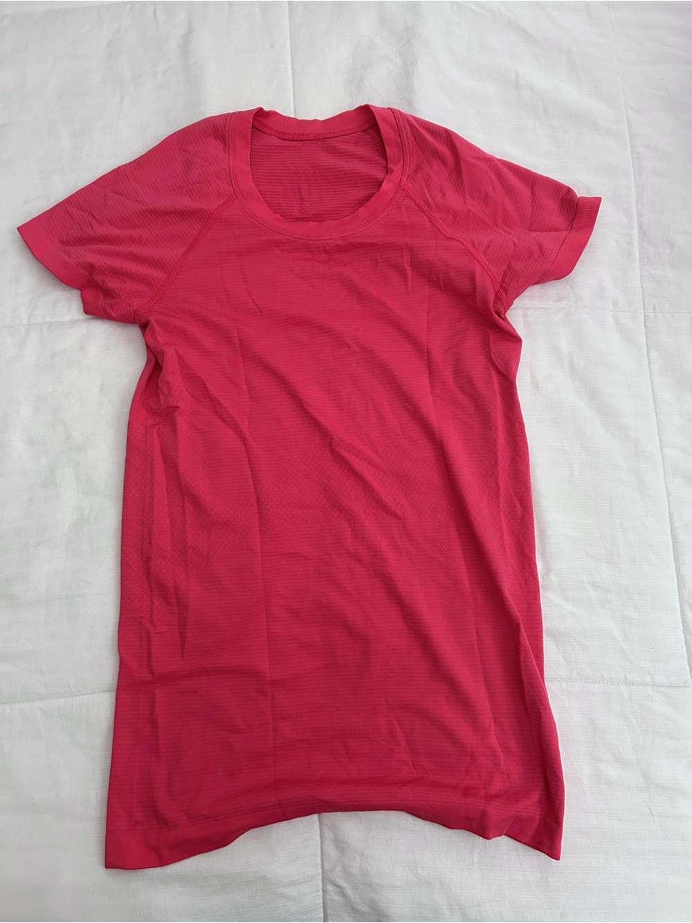 lululemon athletica Hot Pink Short Sleeve Performance Tee